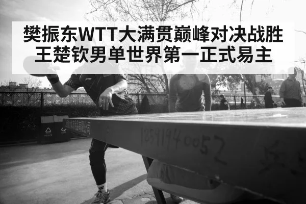 樊振东WTT大满贯巅峰对决战胜王楚钦男单世界第一正式易主